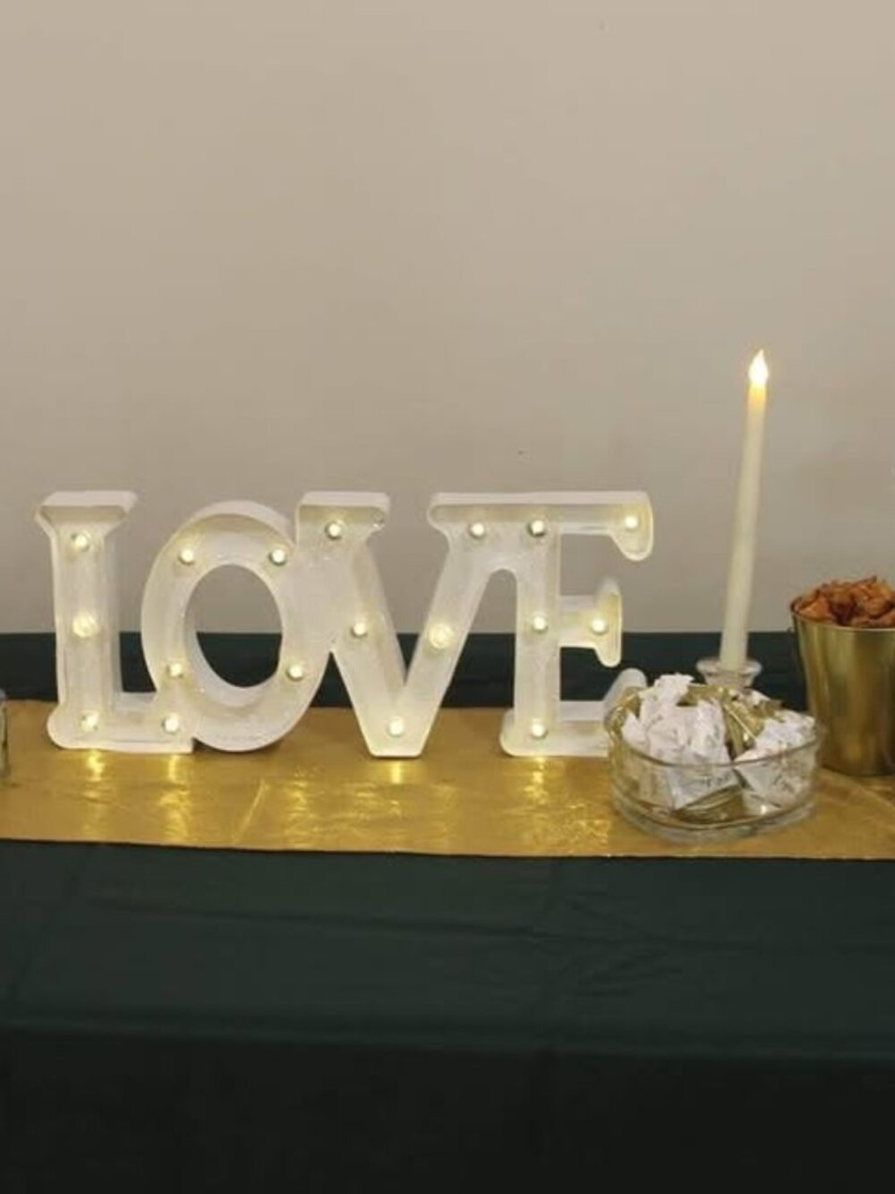 Sweetheart Green Rectangle Tablecloth - 90"x132" - Picture 4 of 5